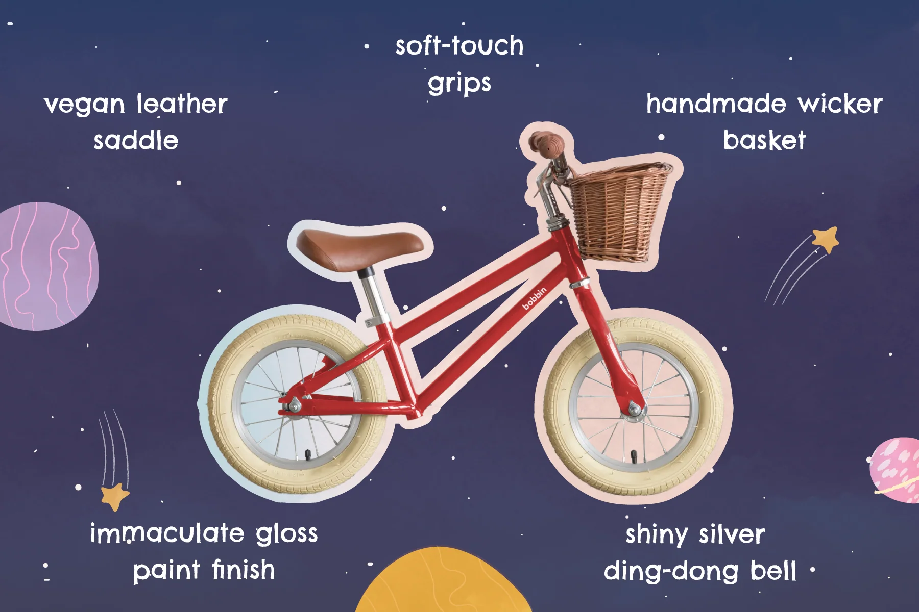 Moonbug 12" Balance Bike - Image 3